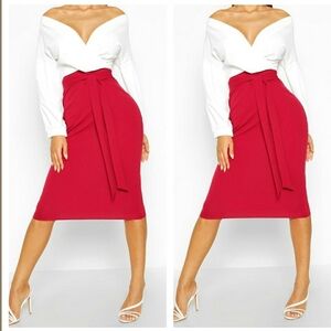 BRAND NEW midi color block dress US 12